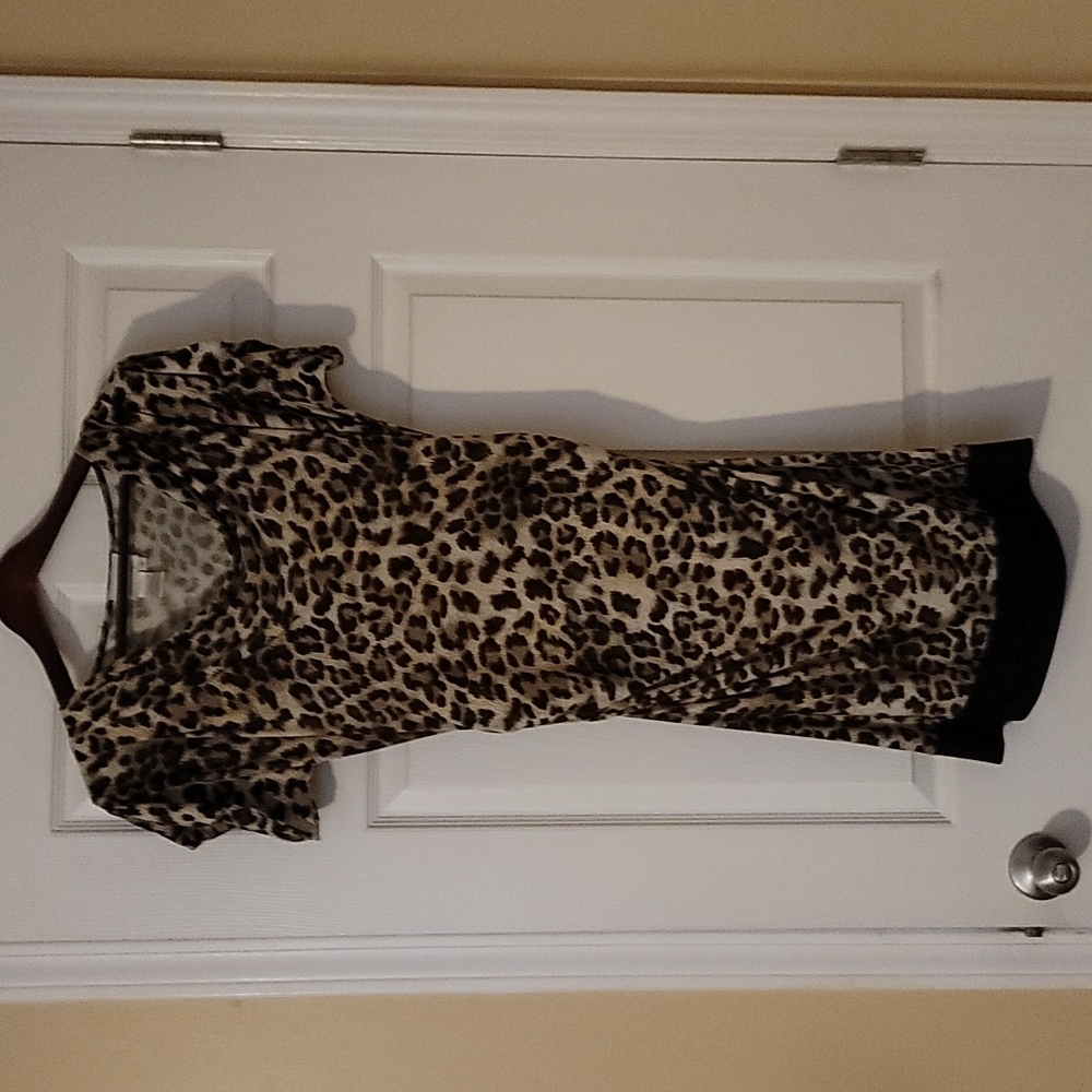 Animal print dress, Donna Morgan. Size xs, s